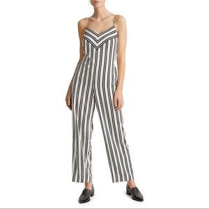 Club Monaco Bar Striped Jumpsuit